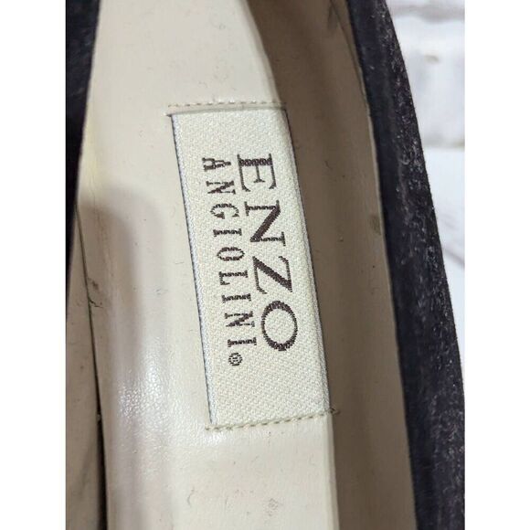Enzo Angiolini Women's Black Solid Suede Pointed Toe Slip-On Pump Size 9.5M NWT - Picture 6 of 10